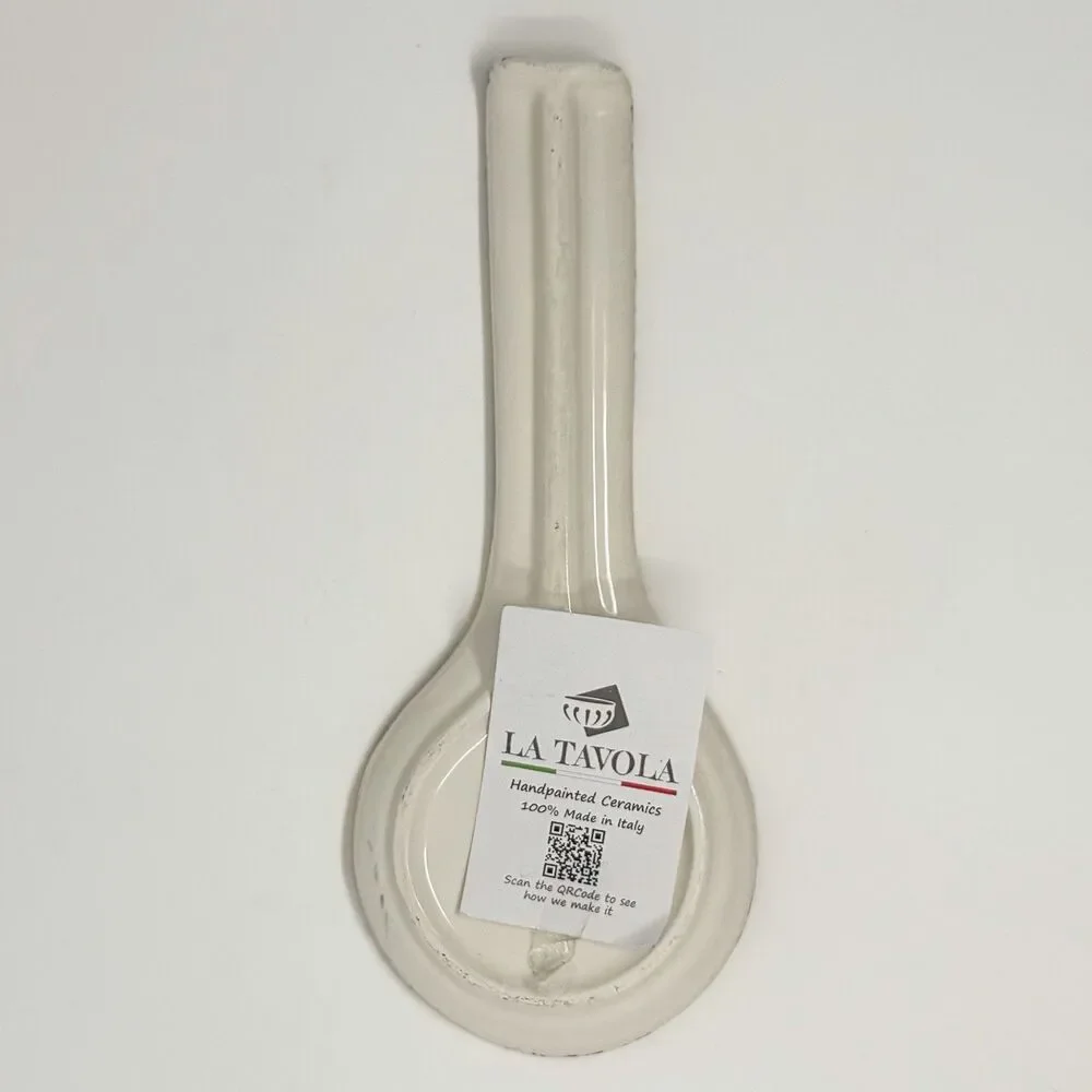 La Tavola Italy Handpainted Ceramic Lemon Spoon Rest Rustic Tuscan New